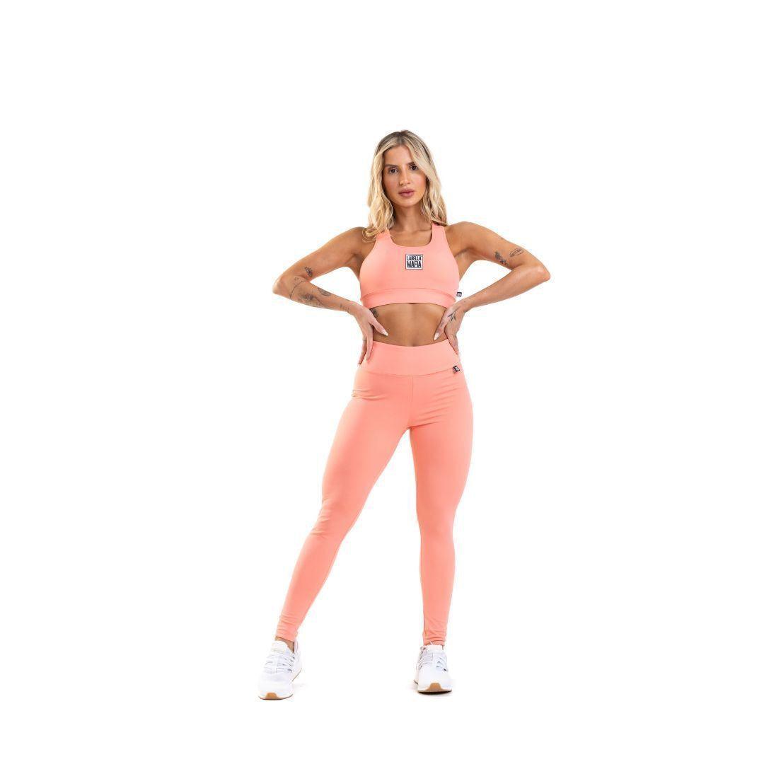 Leggings Go On Coral-1