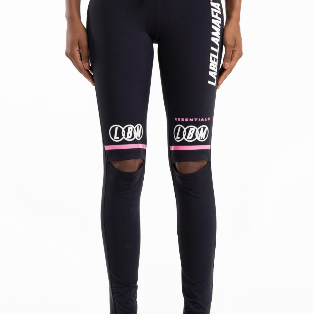 Leggins Negro Letras Rosadas-2