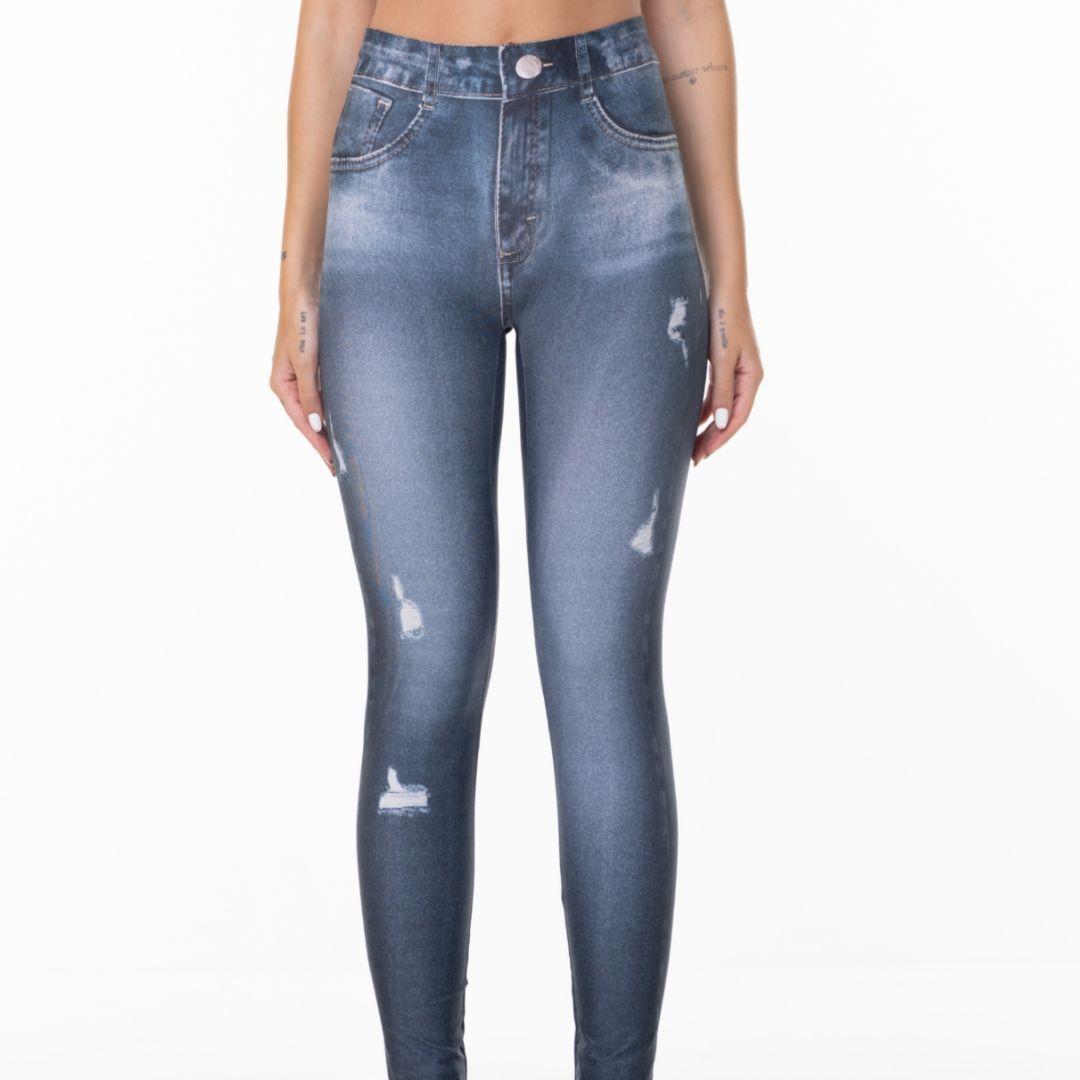 Leggins Jeans Celeste-5
