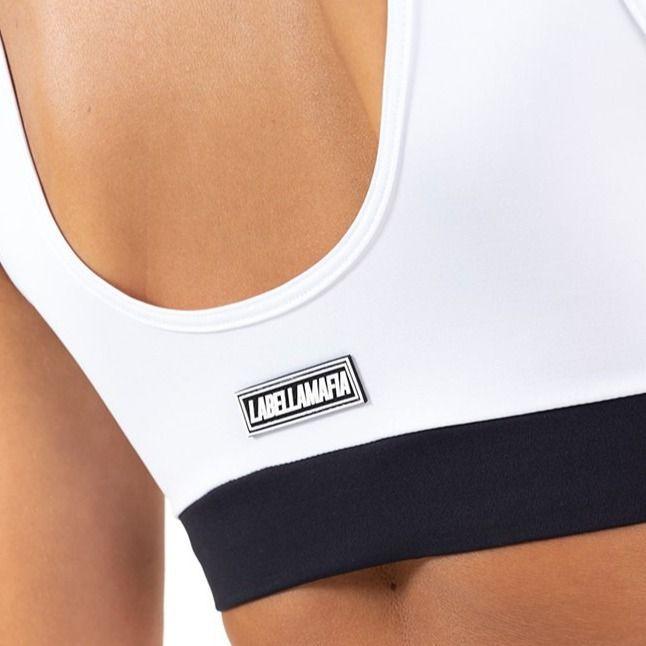 Top Black and Gold Blanco con letras doradas-5