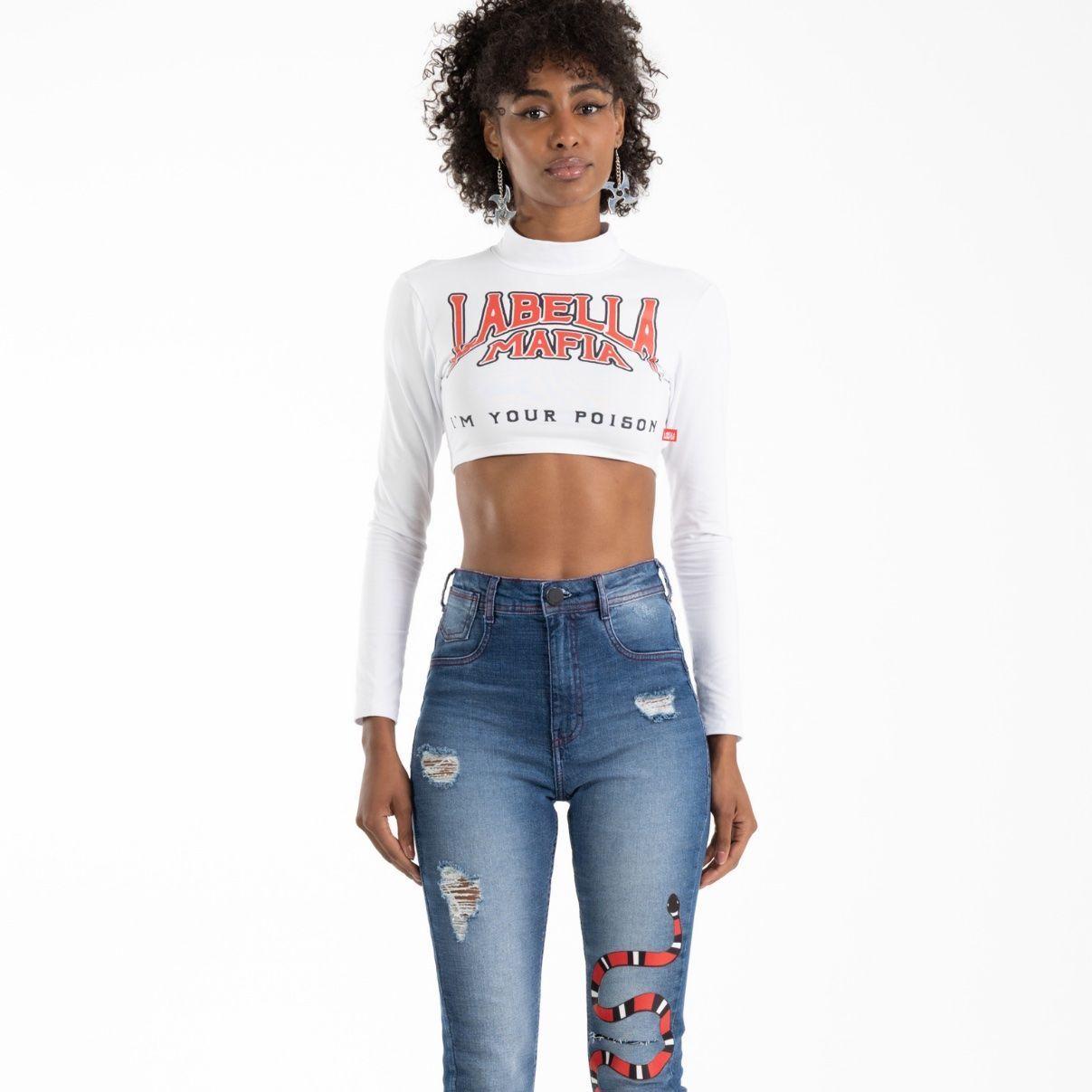 Cropped Blanca letras rojas-0