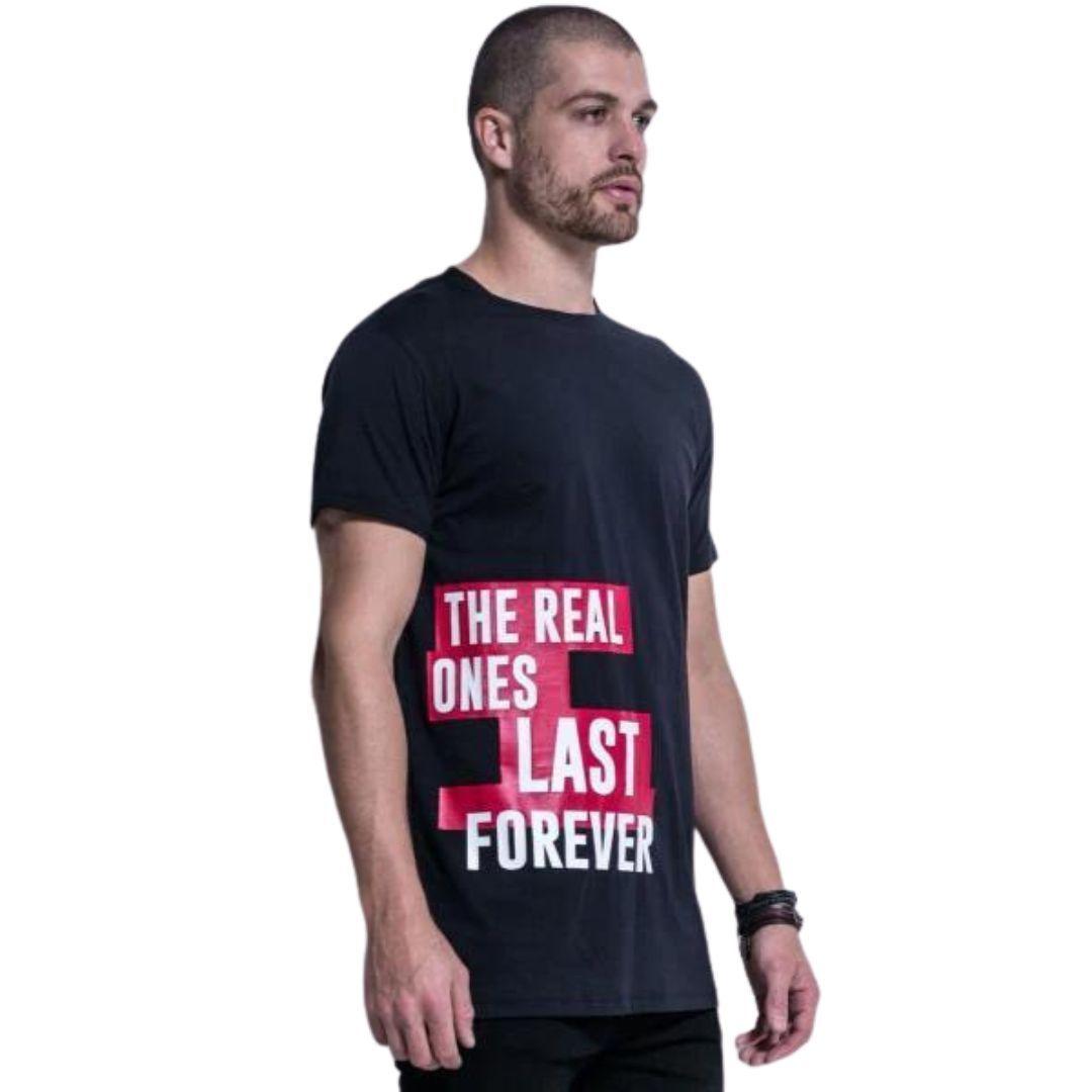 Polera Negra Real One Last Forever-1