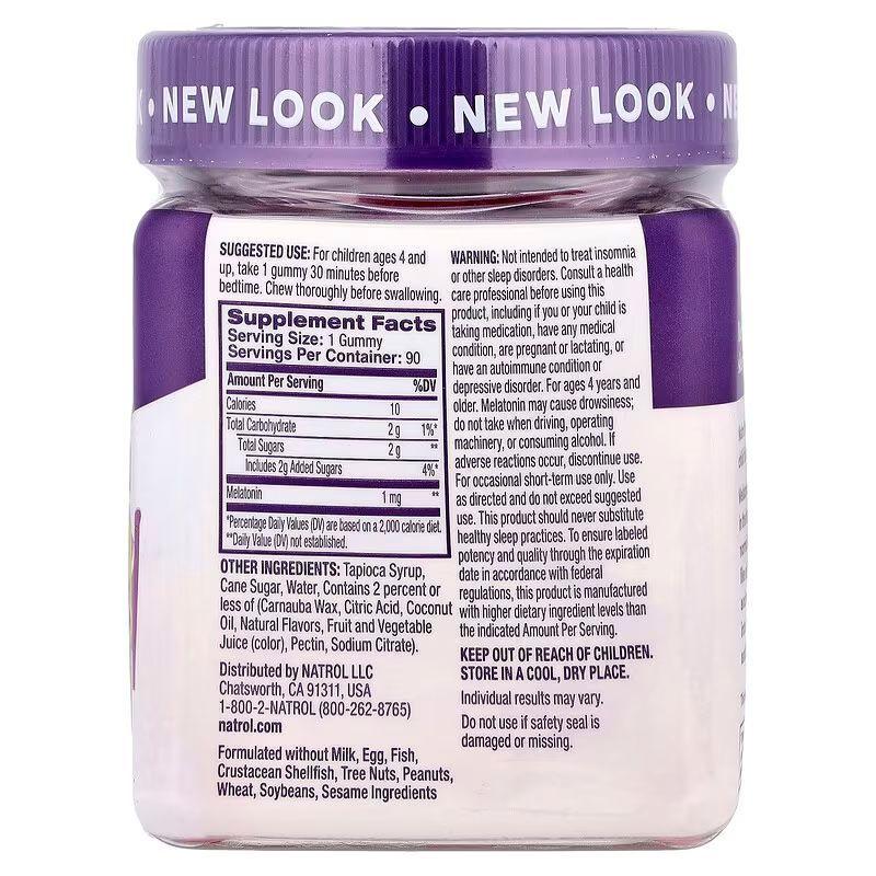 Natrol melatonina kids 1 mg-4