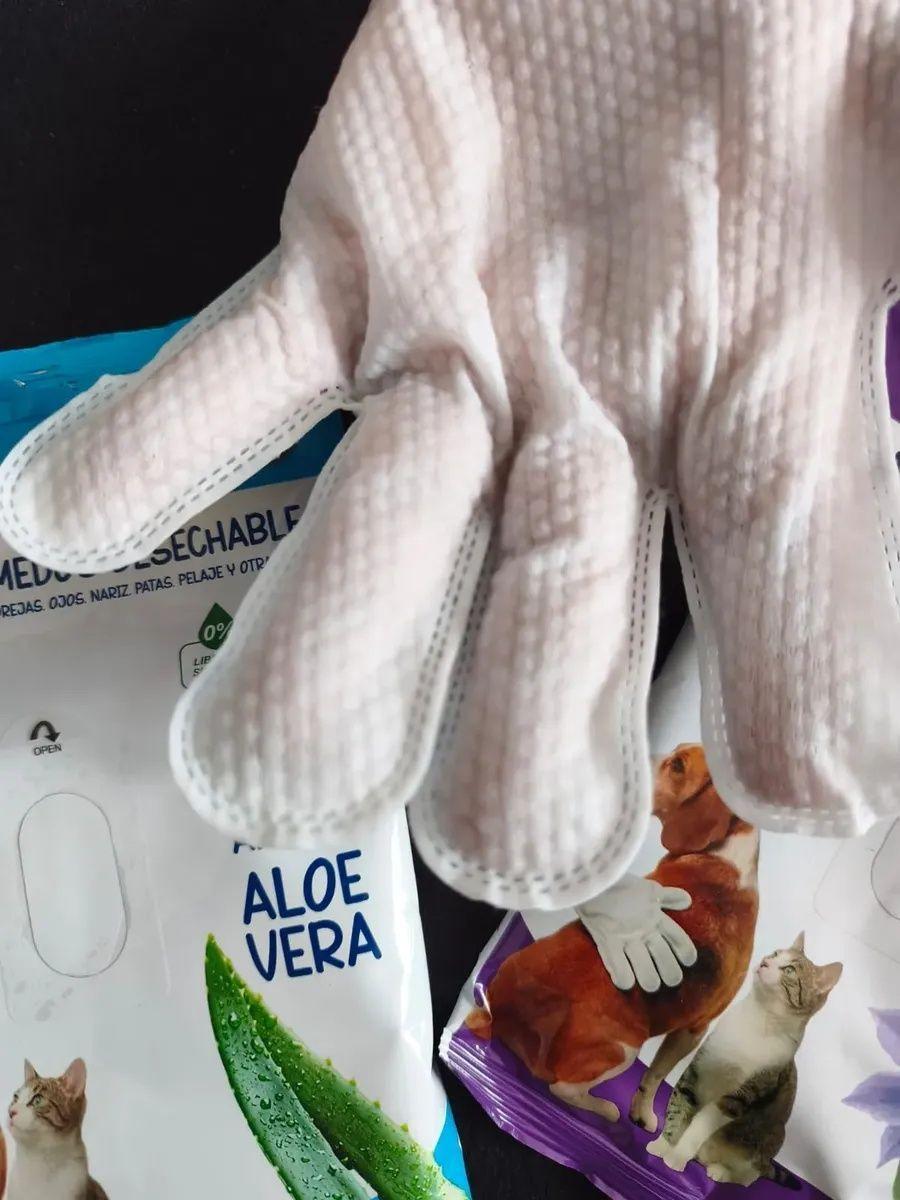 Guantes H medos Desechables para Mascotas Lavanda 6 Unidades-6