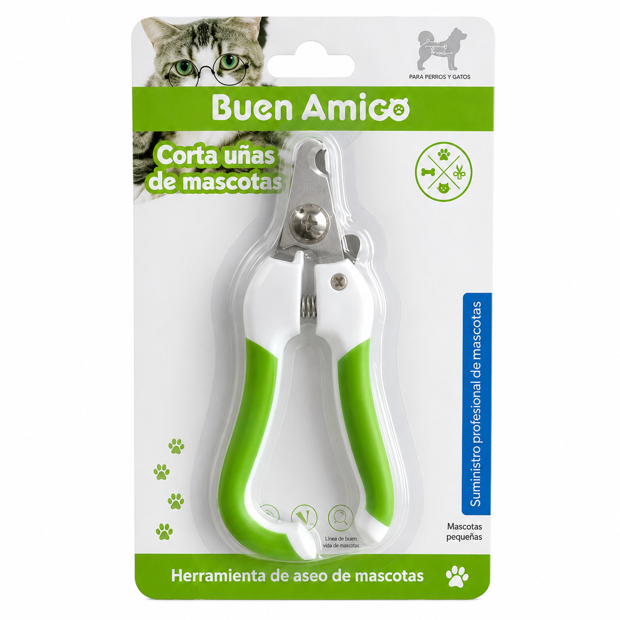 Corta Unas Ergonomico Tipo Alicate Para Mascotas Peque as y Medianas-0