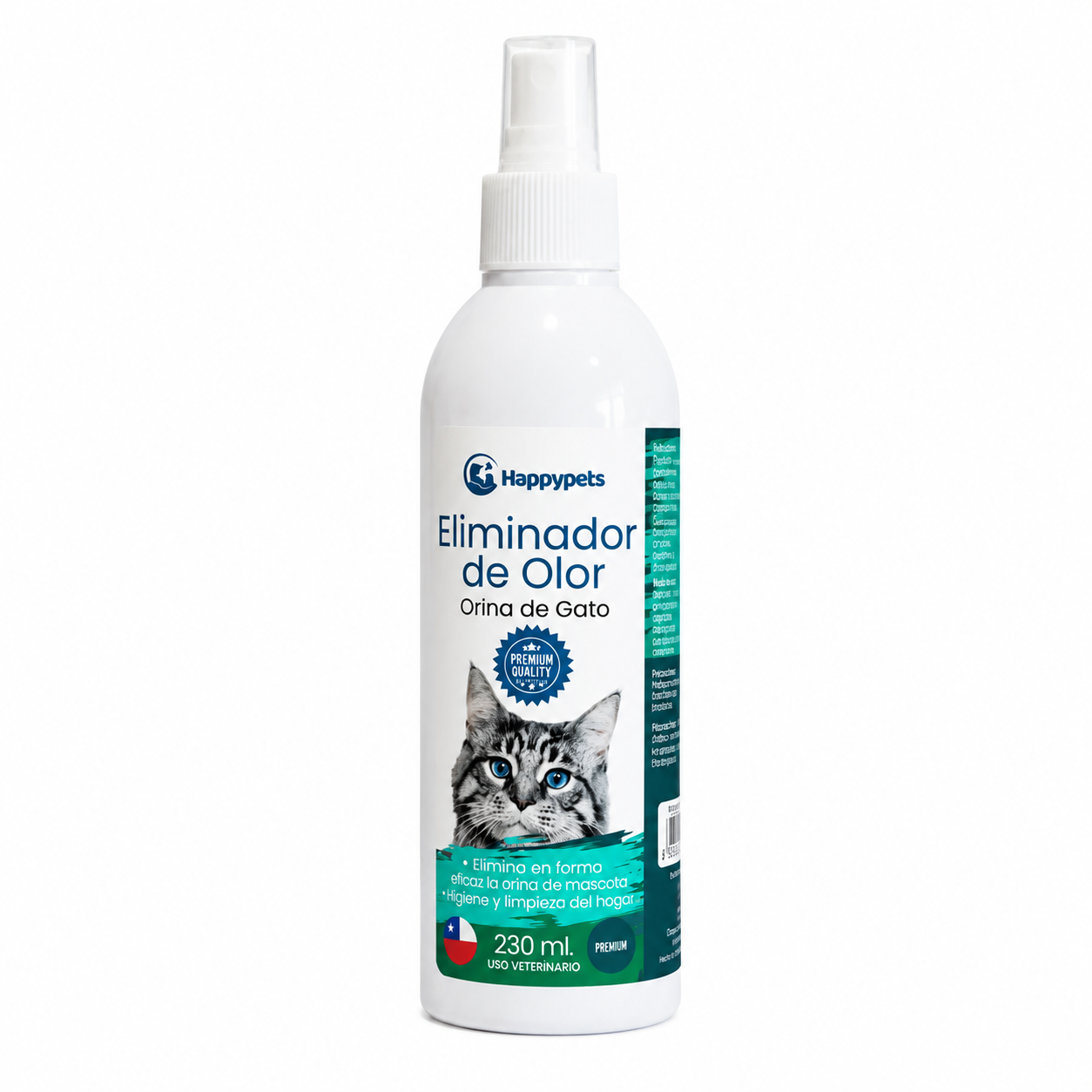 Eliminador De Olor De Orina De Gatos Spray Happypets 230 Ml-0
