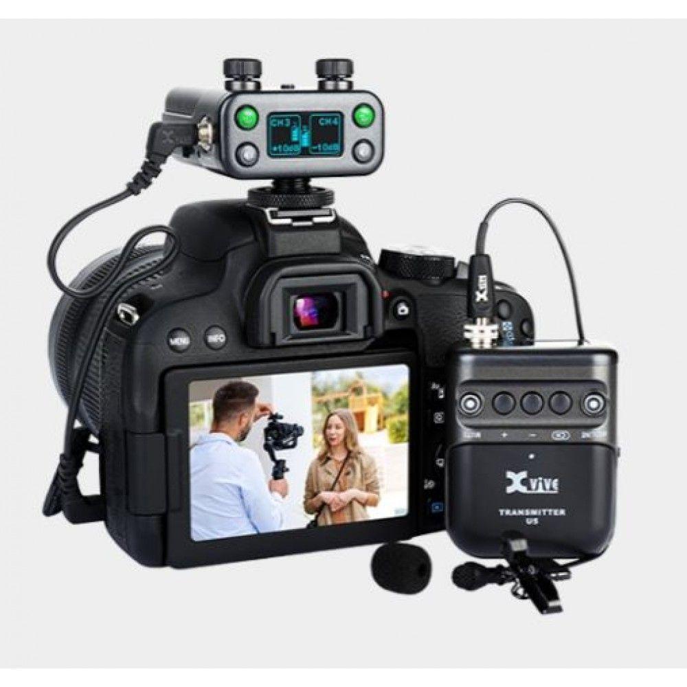 Sistema de Audio Inal mbrico para Videos XVIVE U5-2