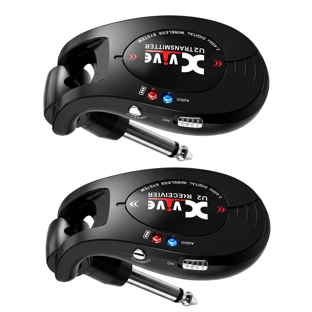 Sistema Inalambrico para Guitarra y Bajo Xvive U2 2 4GHz Digital 24 bit-0