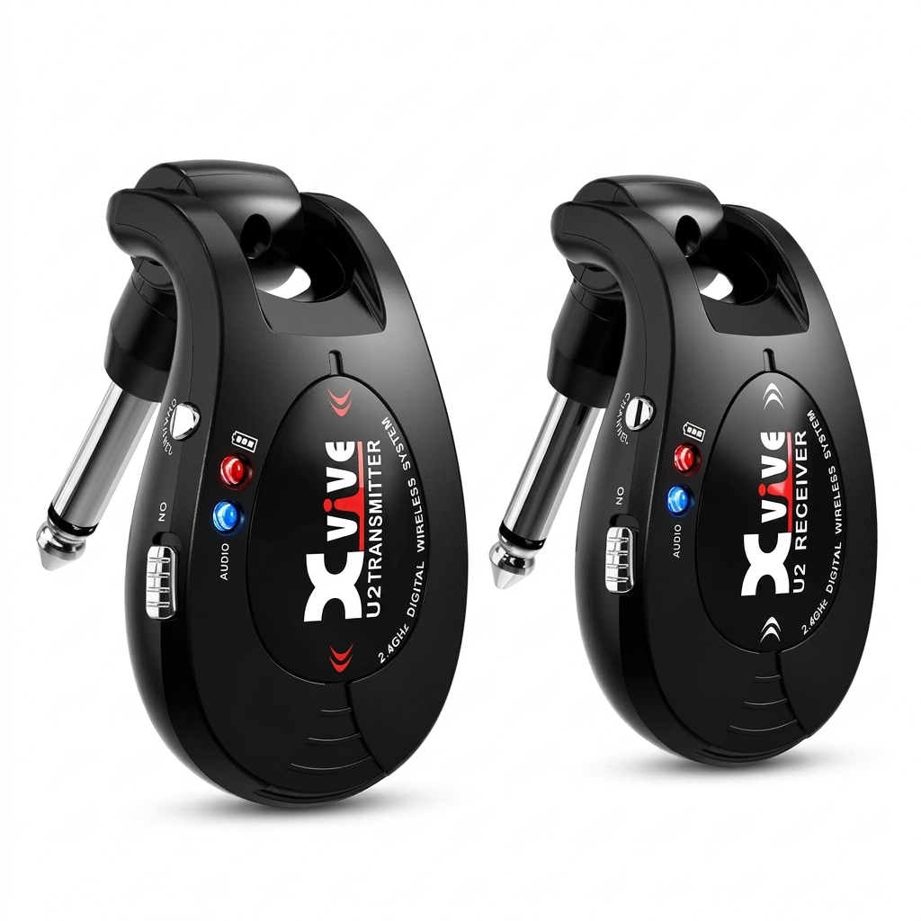 Sistema Inalambrico para Guitarra y Bajo Xvive U2 2 4GHz Digital 24 bit-2
