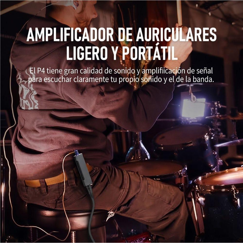 Amplificador de Monitoreo In Ear Xvive P4 Profesional con Entrada XLR TRS-2