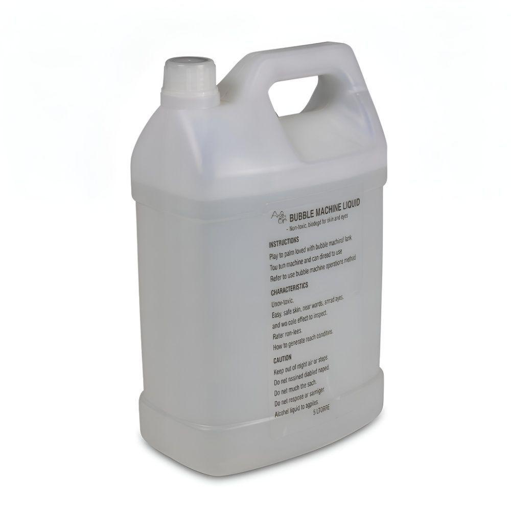 Liquido para Maquina de Burbujas EuroSmoke BL5 5 Litros Base Agua No Toxico-0