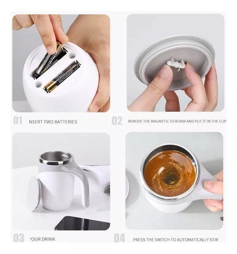Taza De Cafe Revolvedora Automática Magnética-2