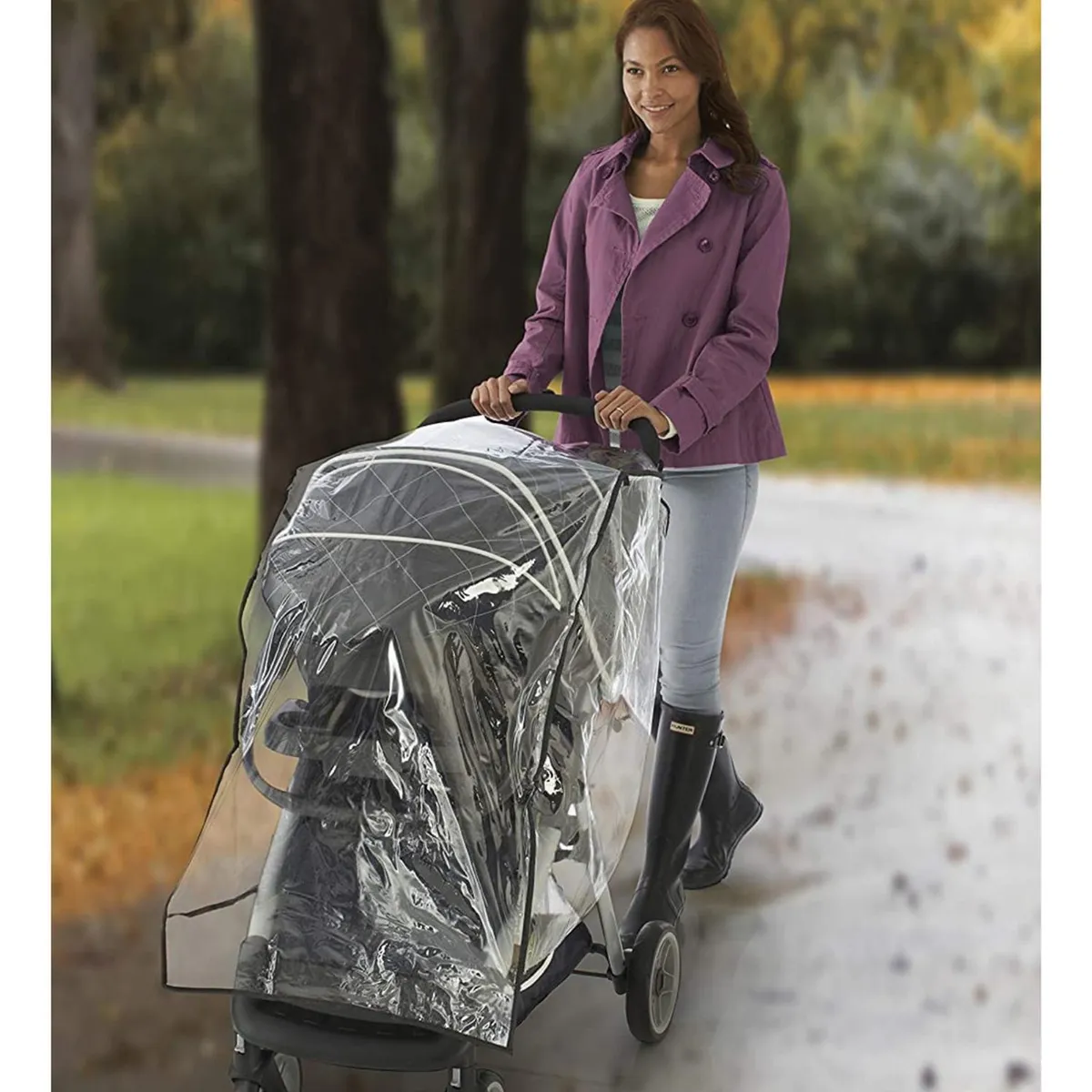 Cubre Coche Protección Bebé Impermeable Lavable-2