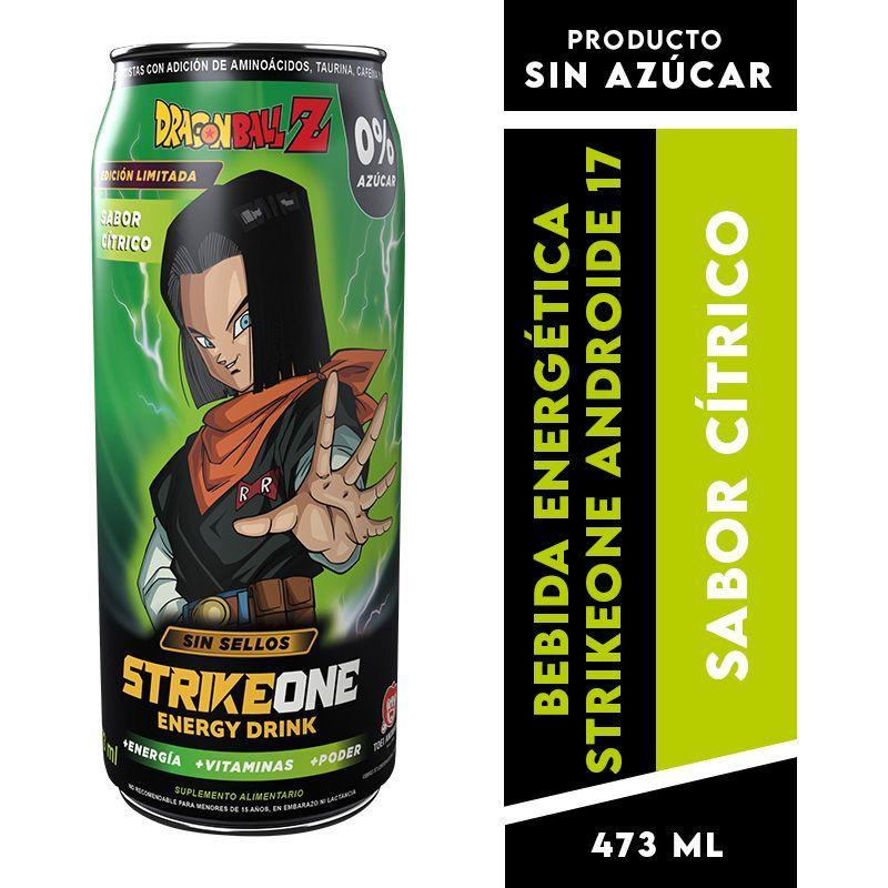 Bebida Energetica Strike One Dragon Ball Z Androide 17 Citrico 12u-2