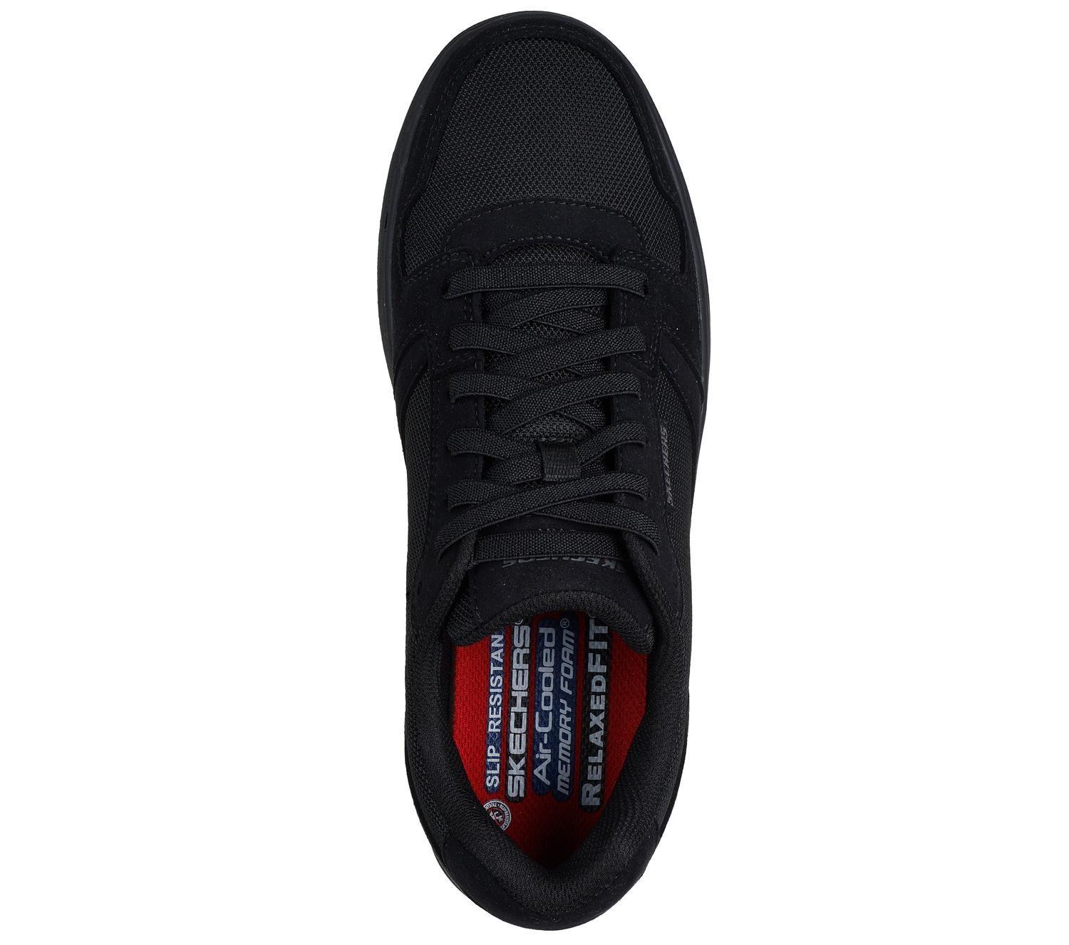 Skechers Zapatilla Hombre Ocupacional Treads Negro-3