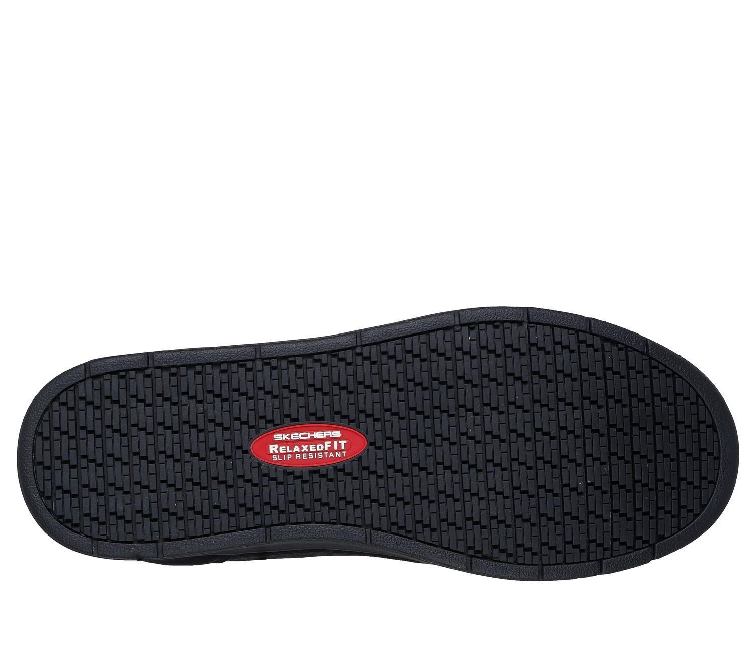 Skechers Zapatilla Hombre Ocupacional Treads Negro-4