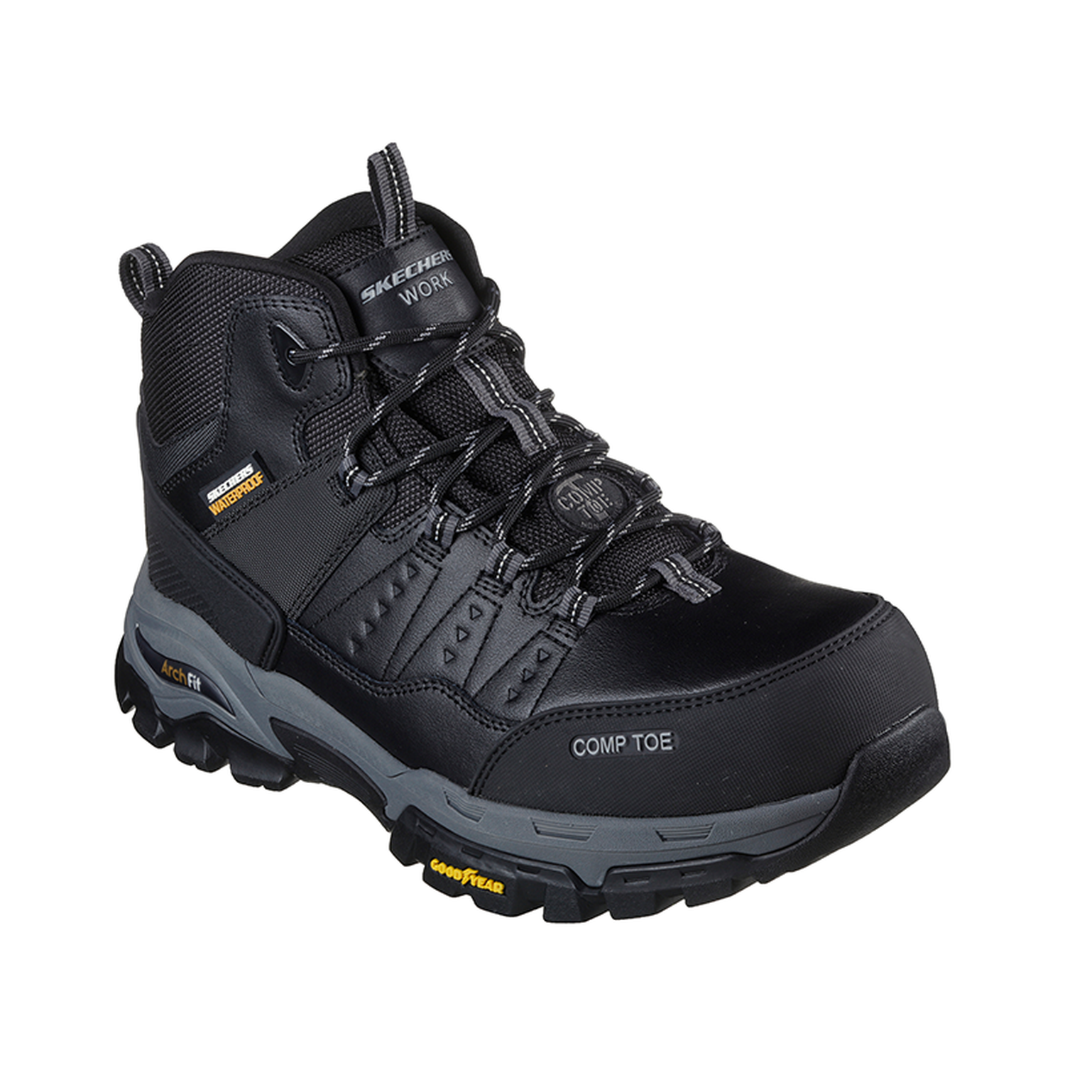 Botín de Seguridad Skechers Tarver Negro-1