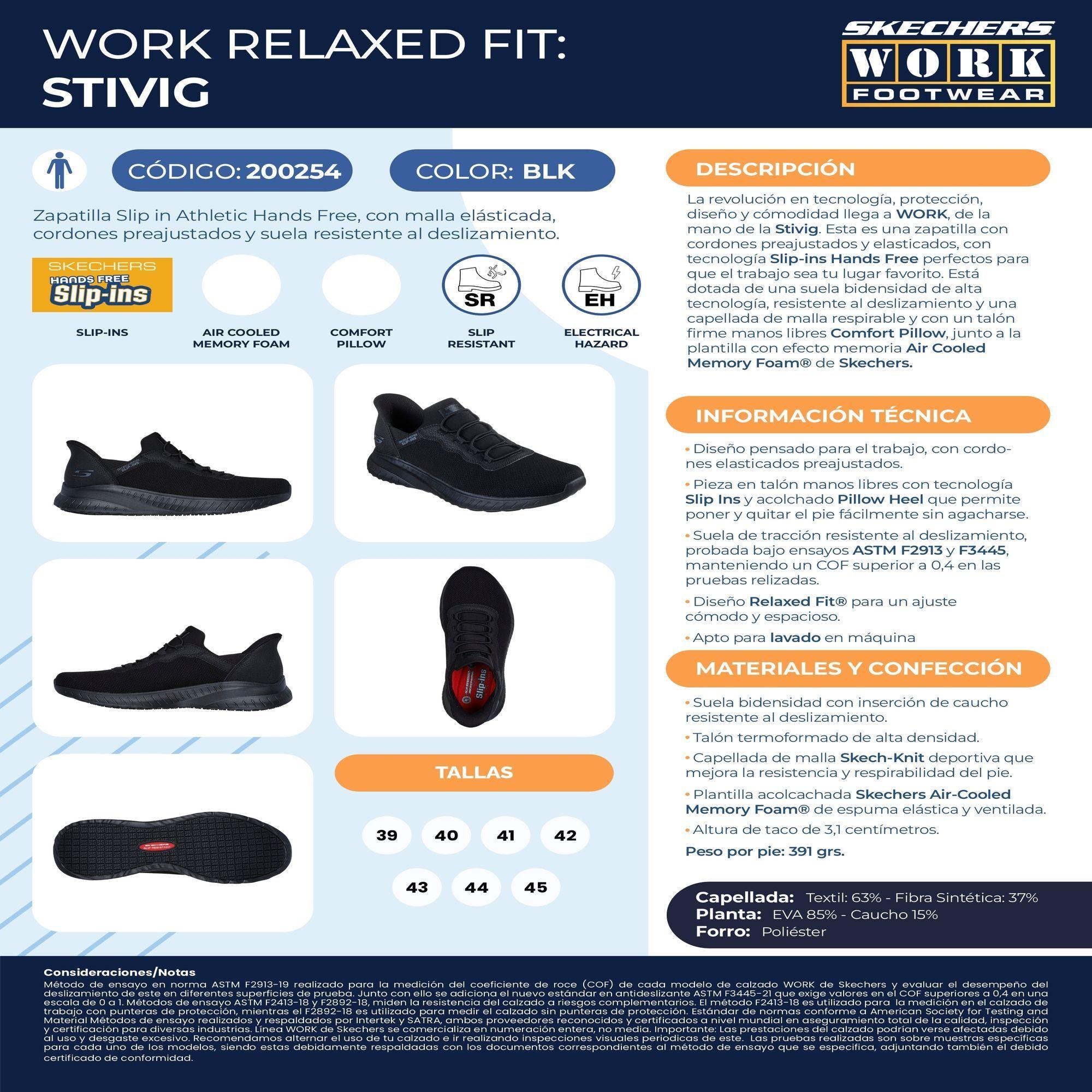 Skechers Zapatilla Hombre Ocupacional Stivig-4