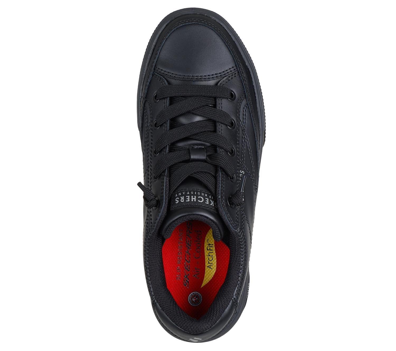 Skechers Zapatilla Mujer Ocupacional Arcade Negro-2