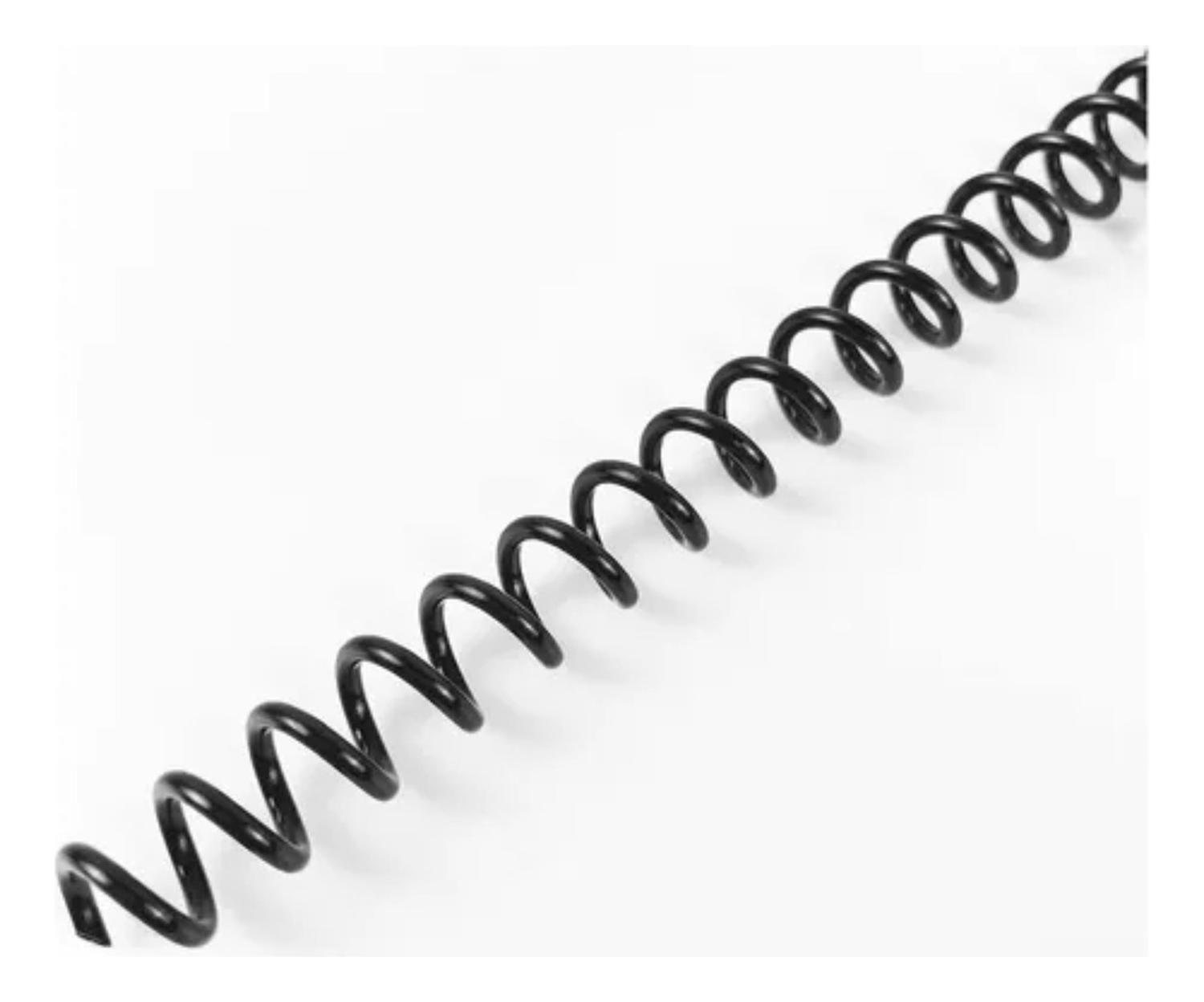 Espiral Plastico De Encuadernar N° 8 100 Unidades-1