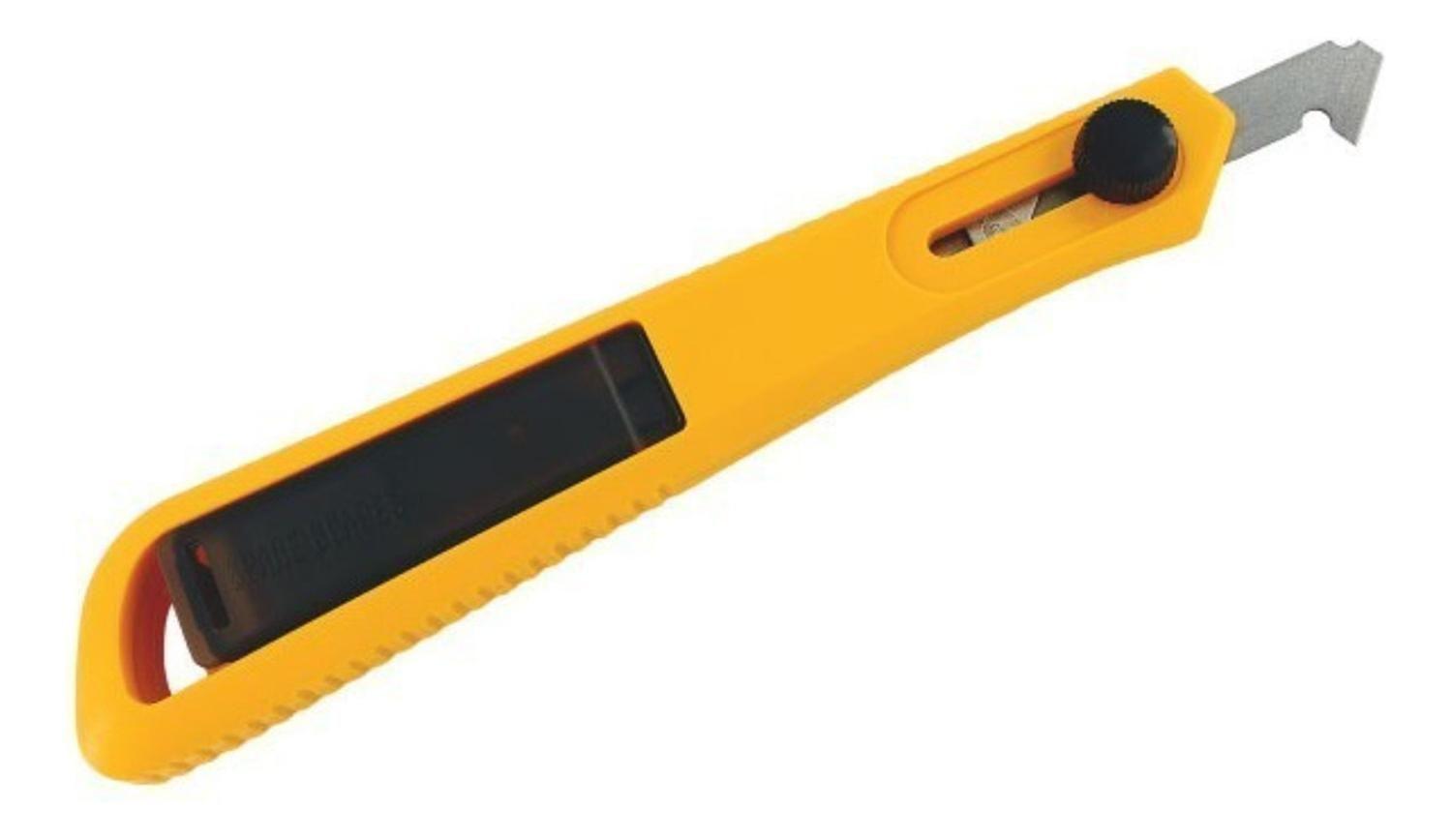 Cuchillo Olfa Pequeño Corta Acrílico Con Seguro Manual-1