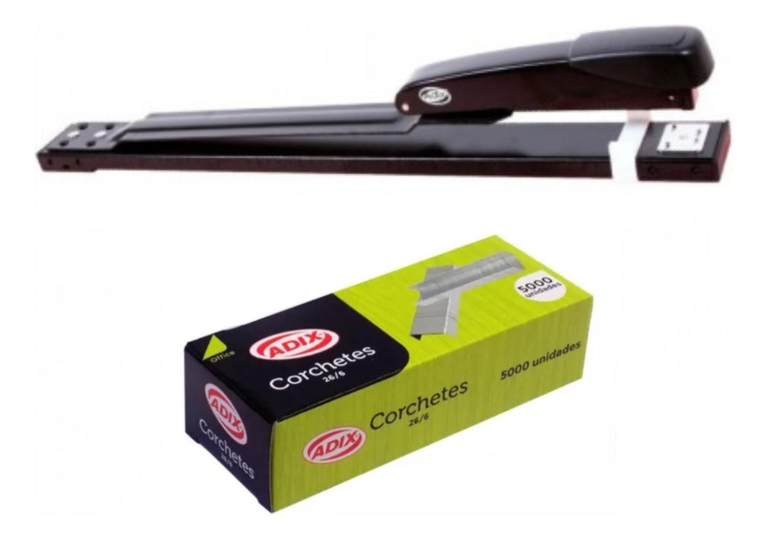 Corchetera Metálica Largo Alcance 30 Cm + 5000 Corchetes-0