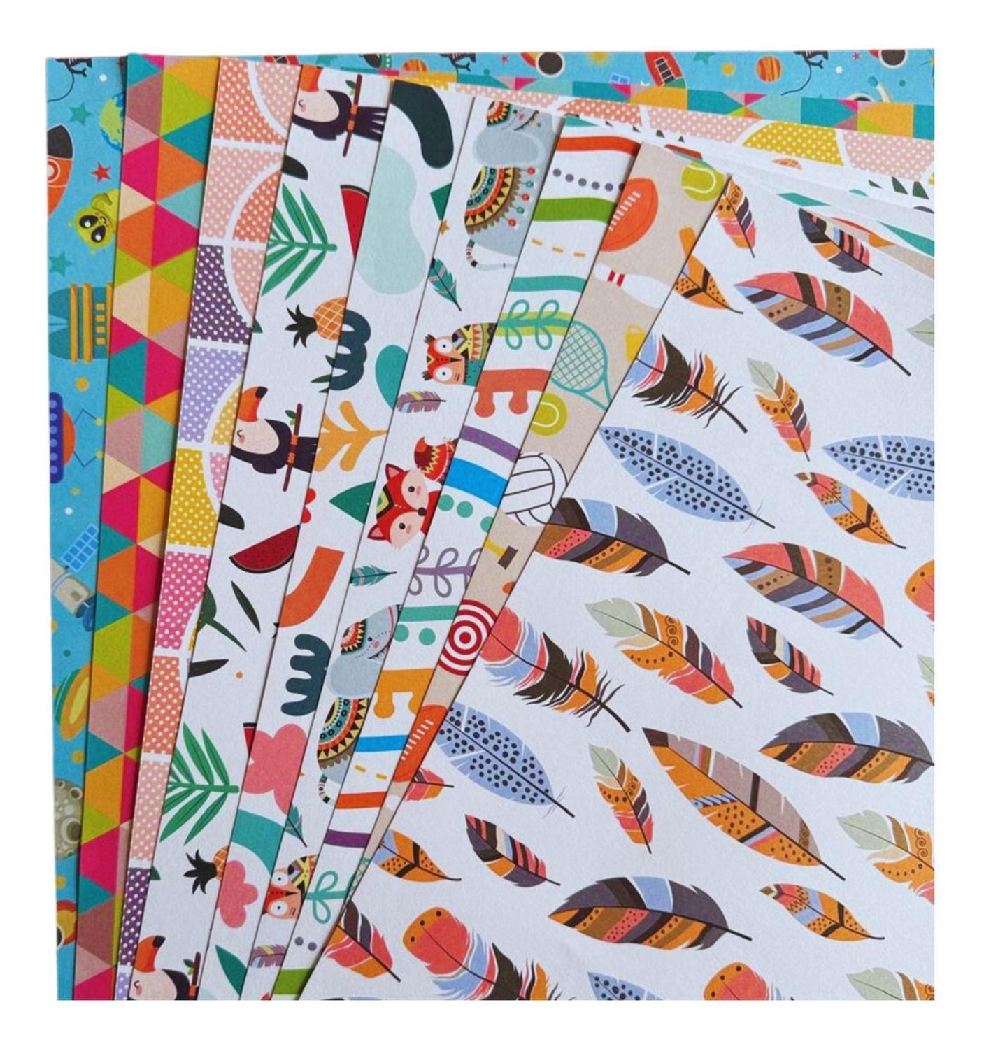 Papeles Entretenidos 9 Pliegos, 18 Diseños. Artel-2