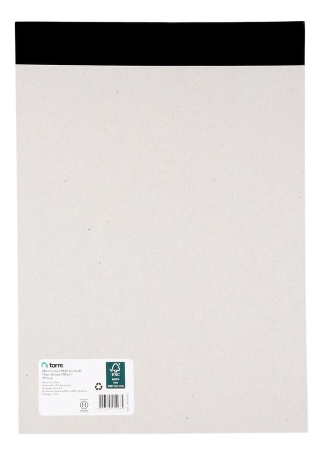 Block Artístico Multitécnica A4, 20h Sense Of Color. Torre-2