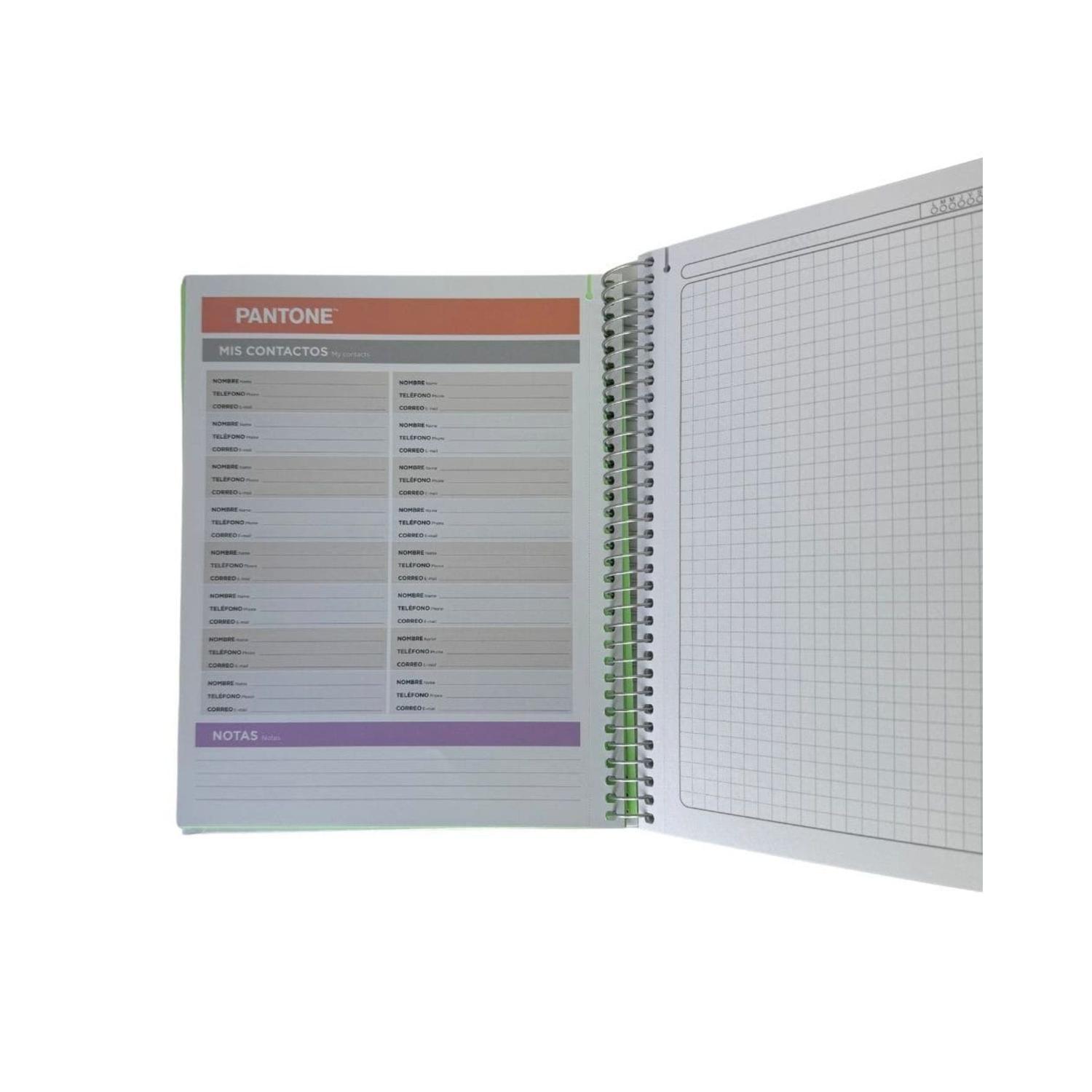 Cuaderno Medio Oficio 17x21 2cm 150 Hojas Pantone-3