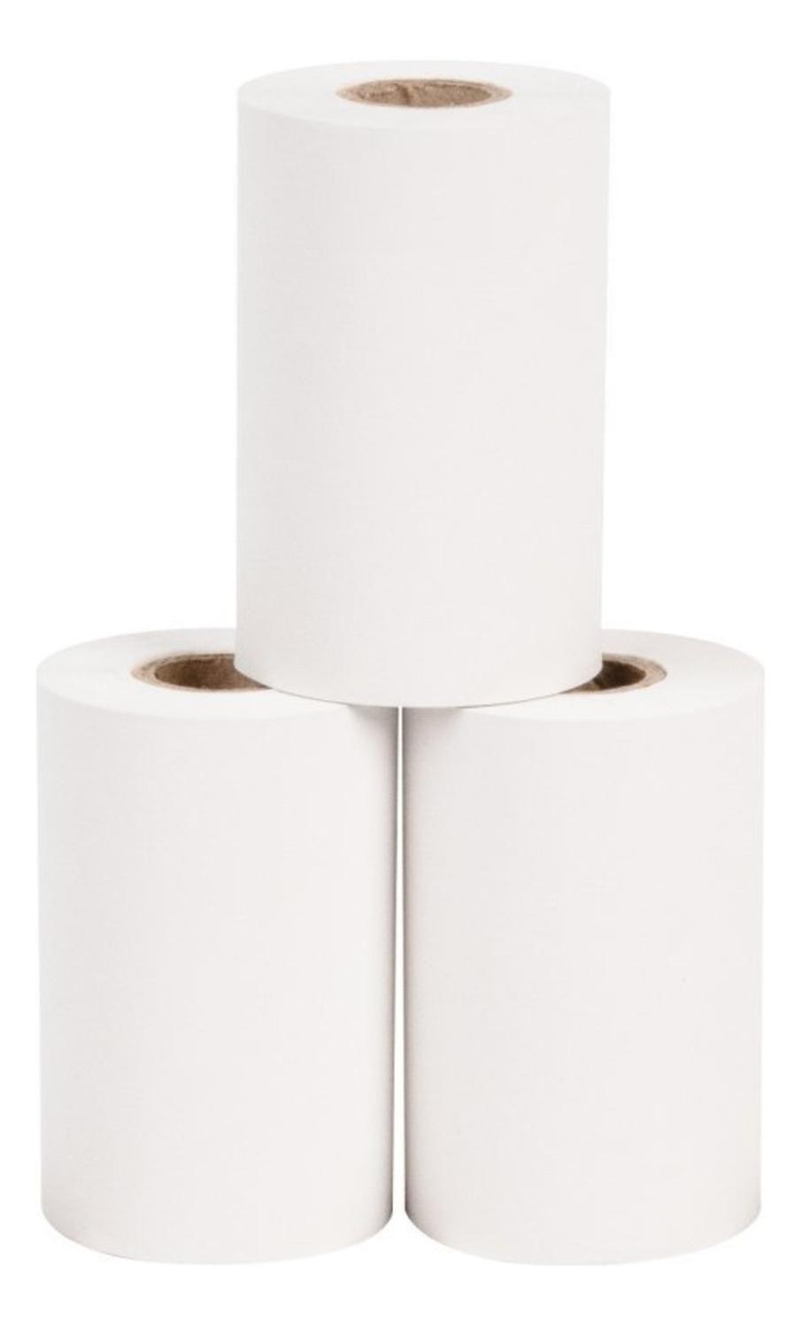 Set 4 Rollos Papel Termico 57x57mm 30 Mts Hand. Boleta-2