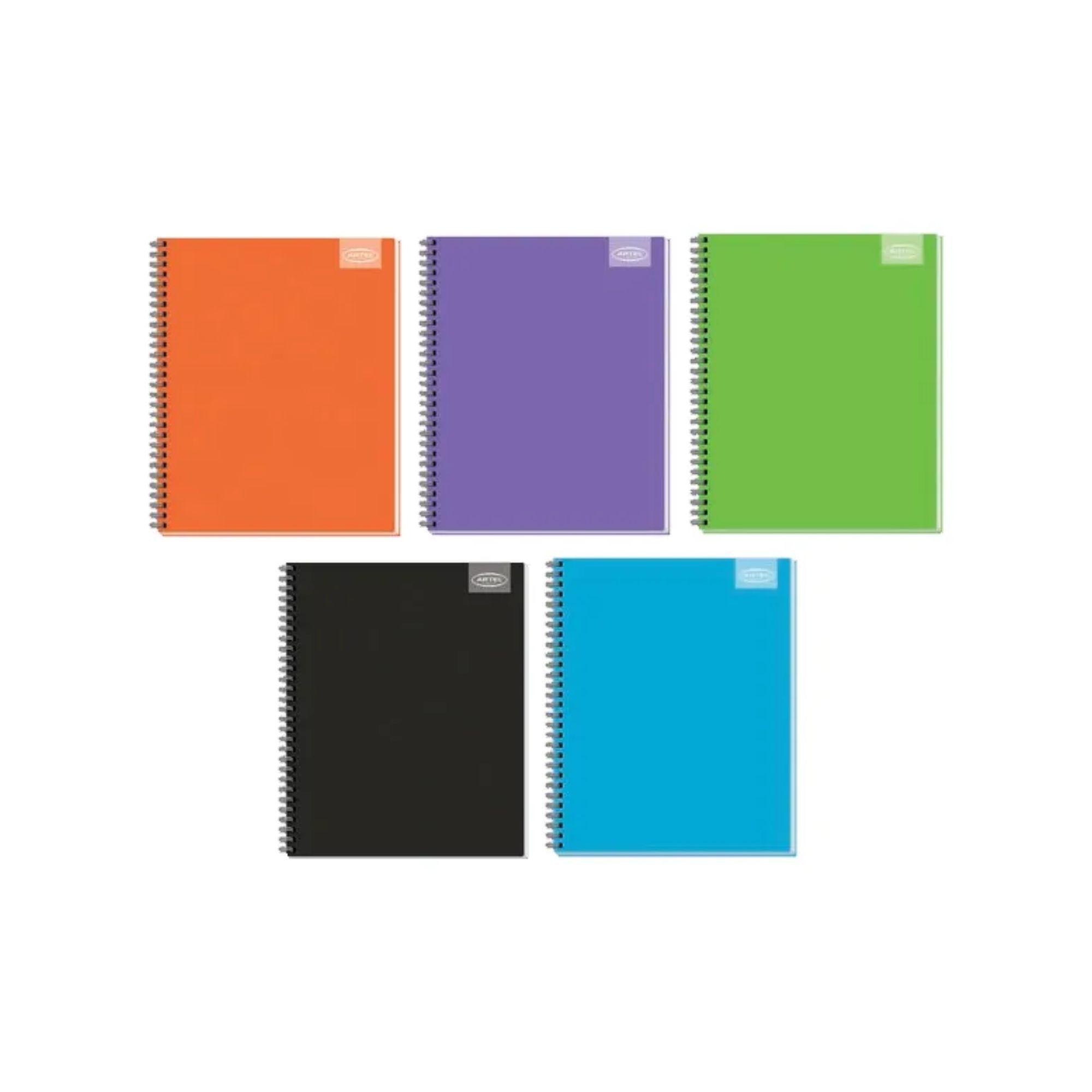 Pack 5 Cuadernos Universitario Colores 100 Hojas 7mm Artel-2