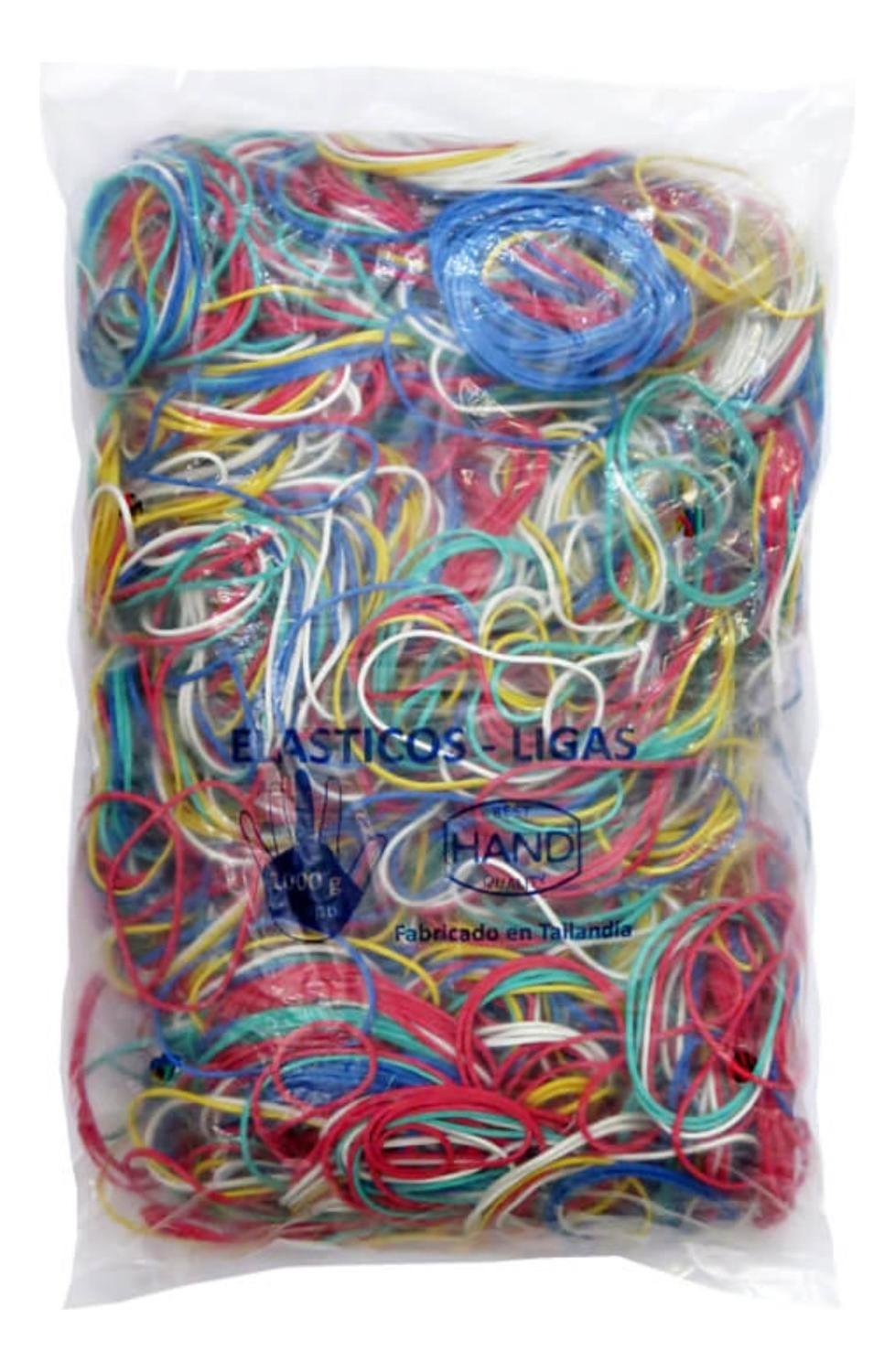 Elasticos De Color Hand Para Billetes 1 Kilo Aprox.-1