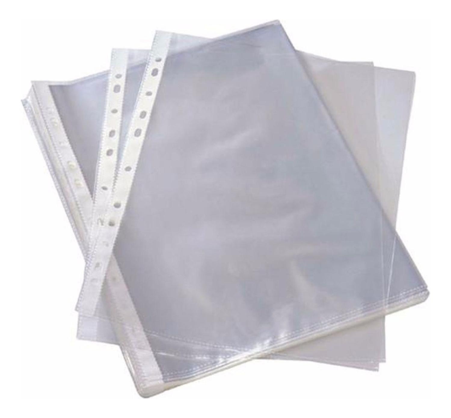 Fundas Protectoras Plasticas Transparente Carta 100 Un Adix-2