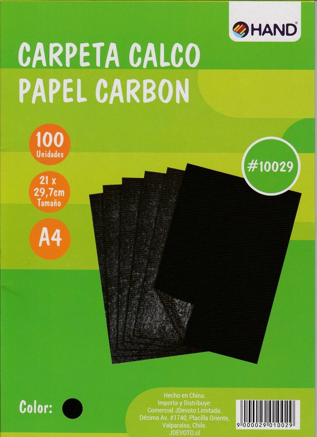 Papel Calco A4 100 Hojas. Papel Carbón-0