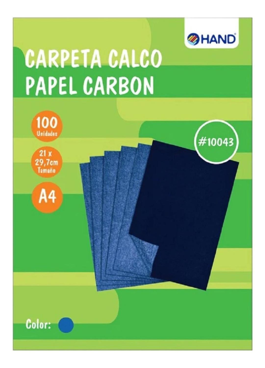 Papel Calco A4 100 Hojas. Papel Carbón-0