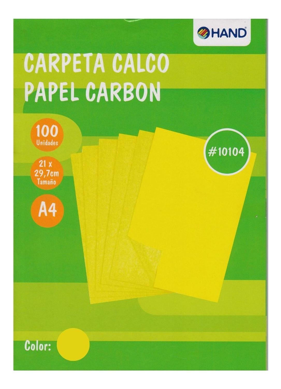 Papel Calco A4 100 Hojas. Papel Carbón-0