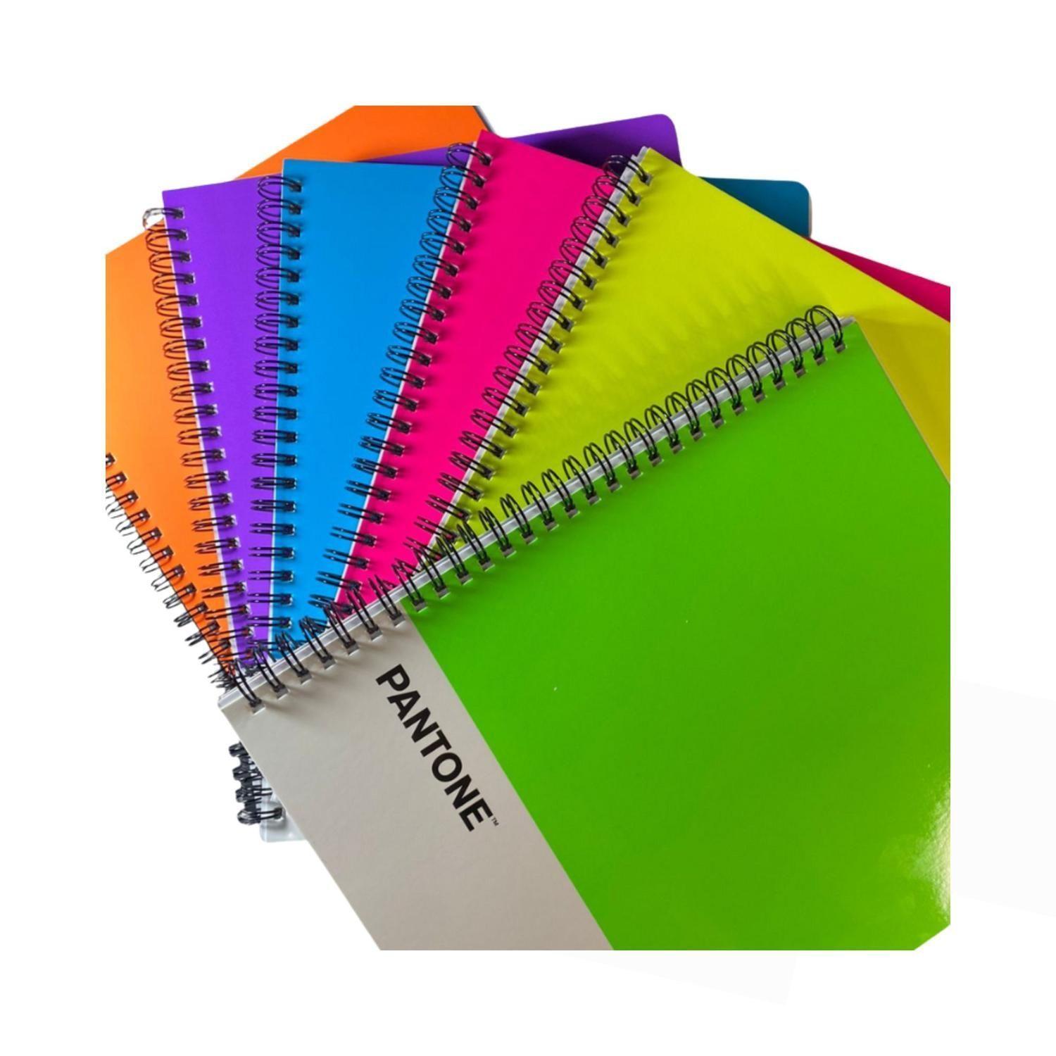 Pack 6 Cuadernos Universitario Colores Fluor 100 Hojas 7mm-2