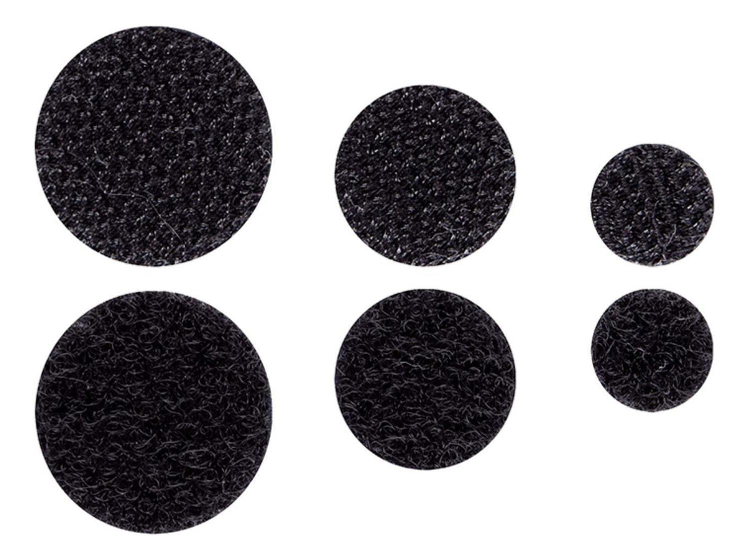 Velcro Circular Adhesivo Negro 69 Unid. Creative-2