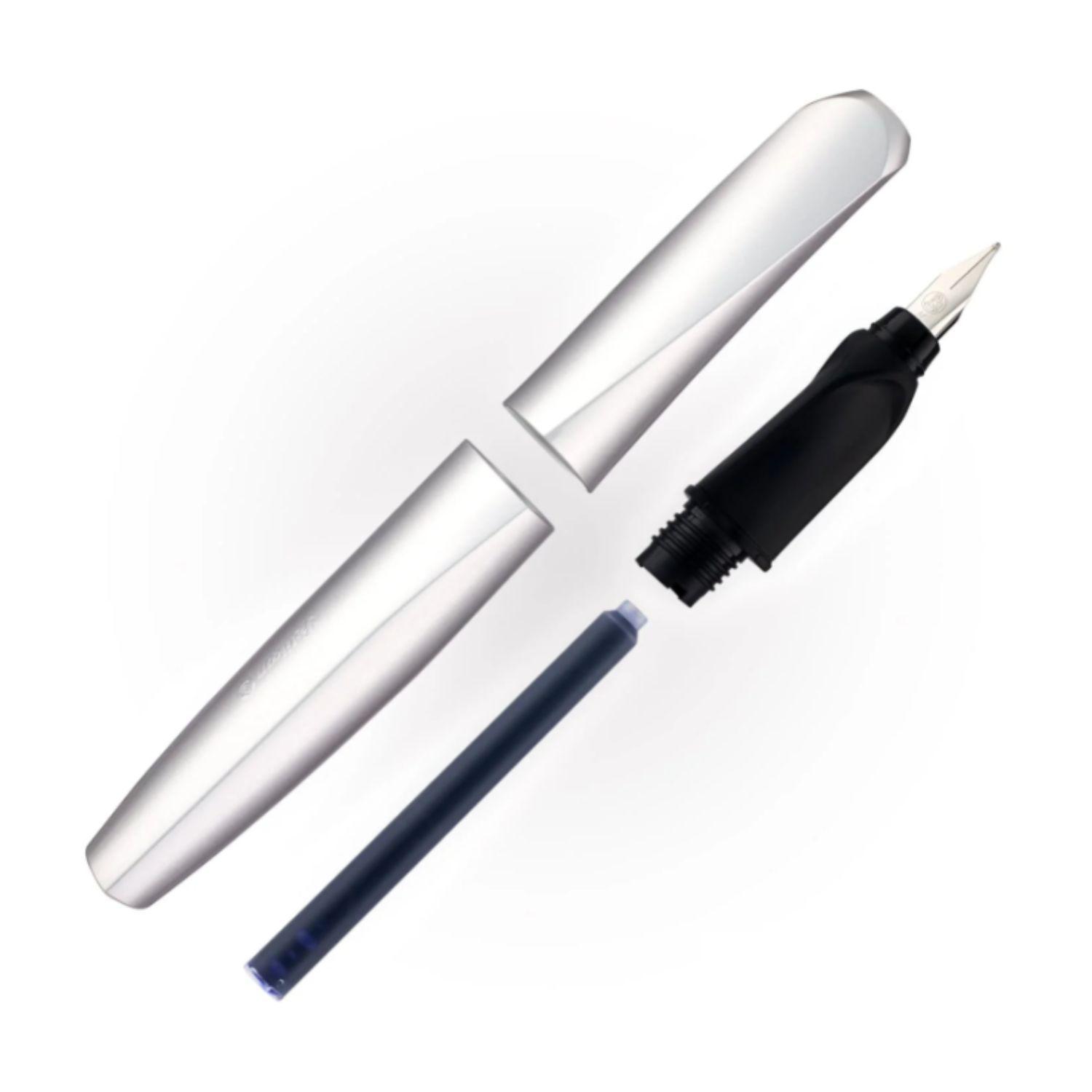 Lapicera Pluma Estilográfica Pelikan Twist Silver - Plata-3