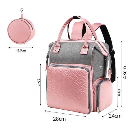 Mochila Rosa Para Tejedoras -2