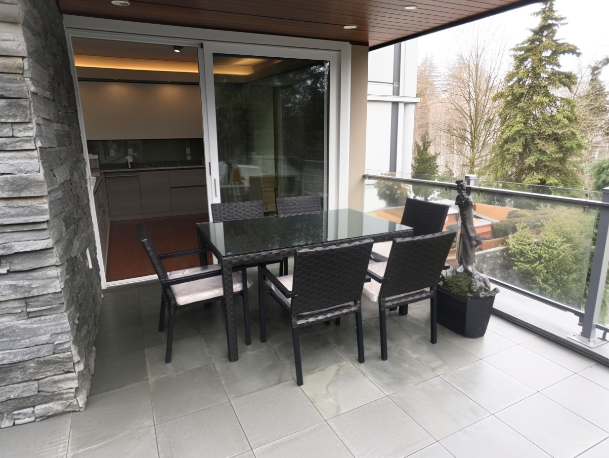 Comedor de Terraza 6 sillas Chocolate-3