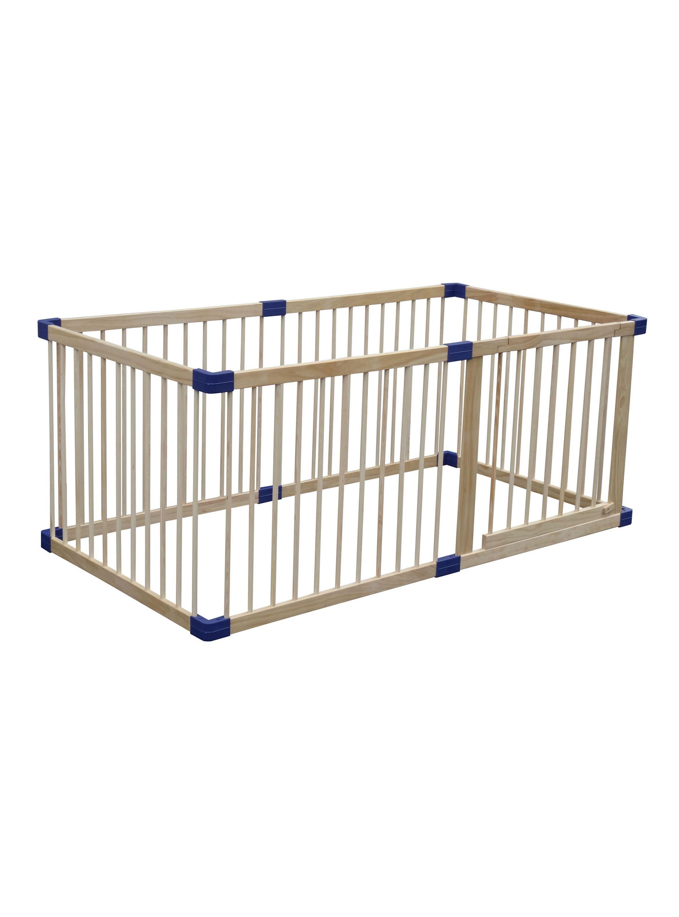 Corral bebe Madera 6 lados 185x95 cms. Altura 70 cms.-2