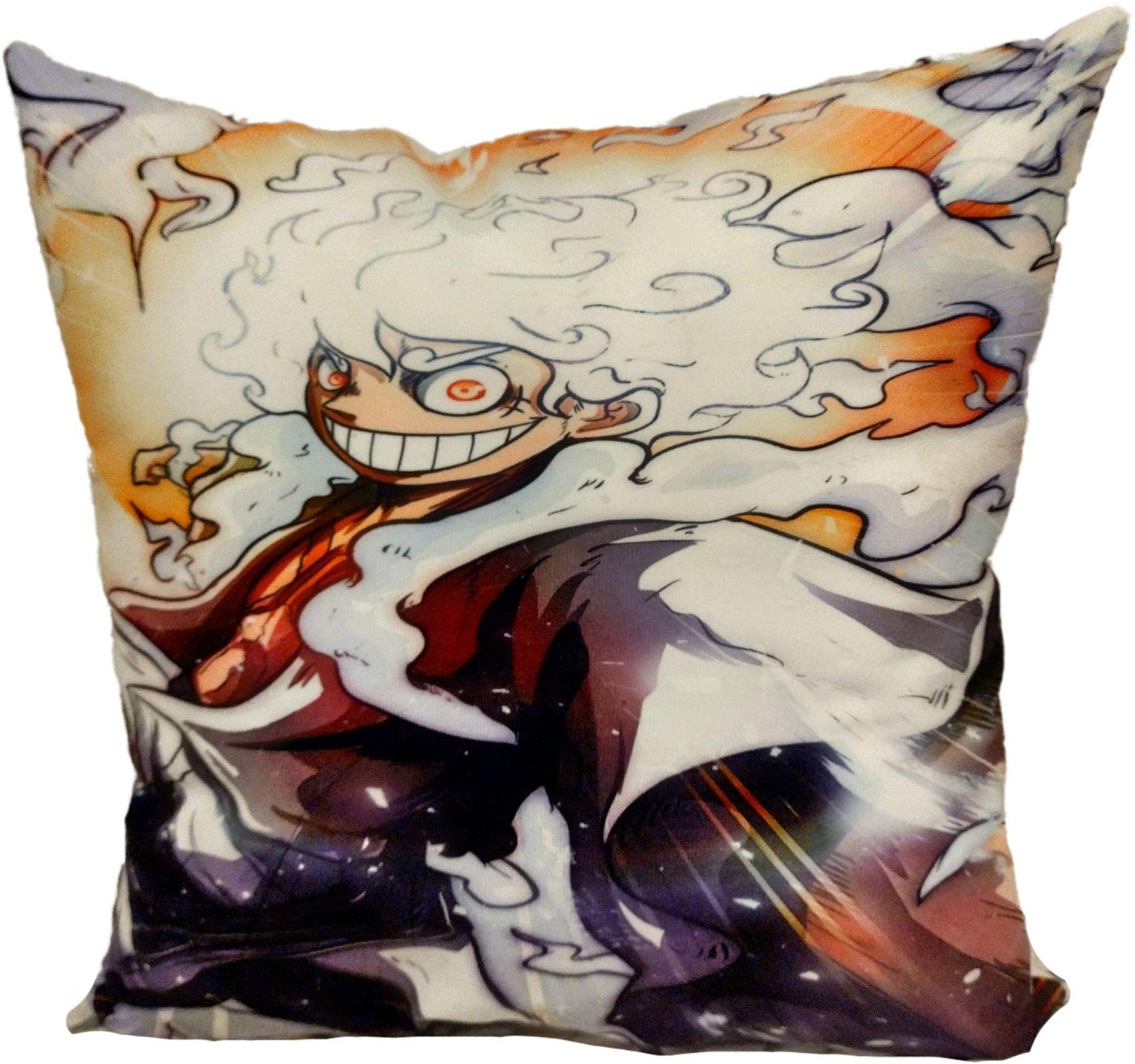Cojín Felpa 45x45 cm Extra Suave De Luffy Gear Five Nika -0