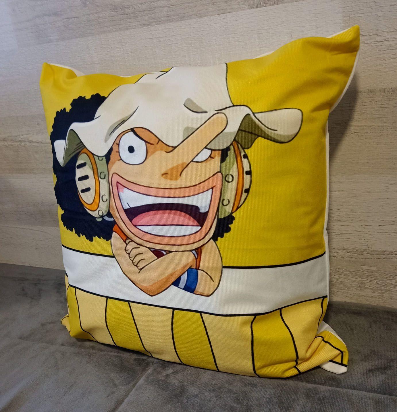 Cojín Felpa 45x45 cm De Mugiwara Usopp Extra Suave -2