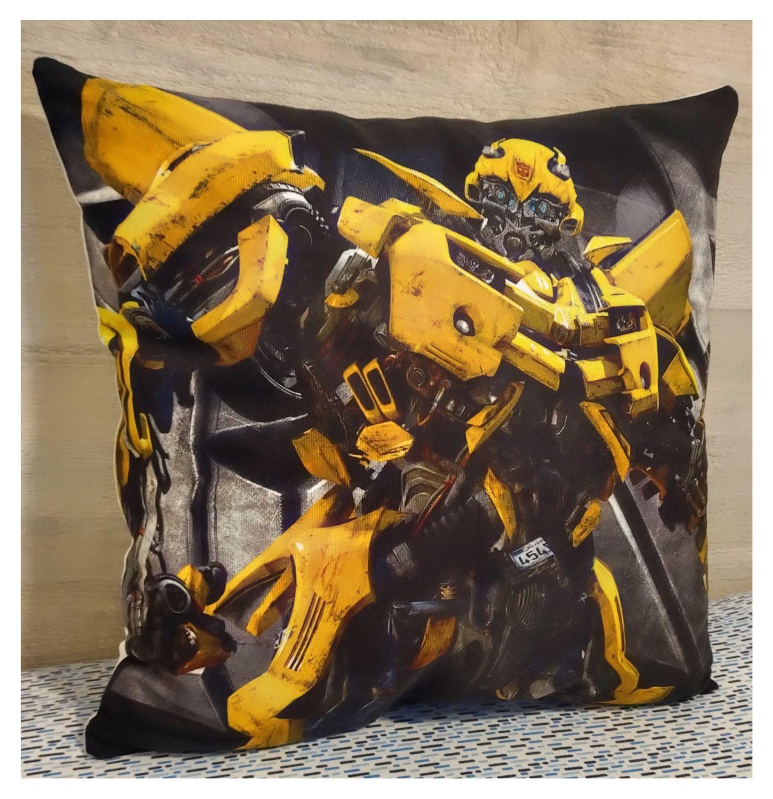 Cojín Felpa 45x45 cm Extra Suave De Transformers Bumblebee-2