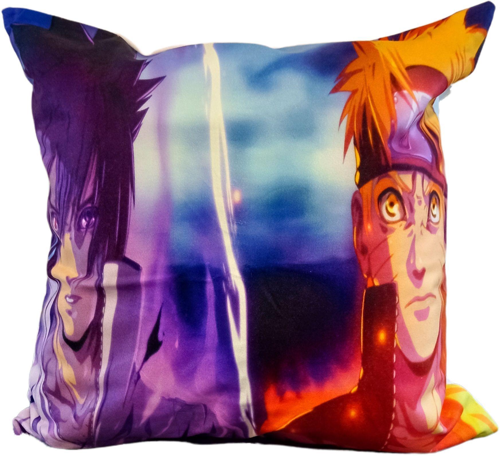 Cojín Felpa 45x45 cm Sasuke y Naruto Extra Suave -0
