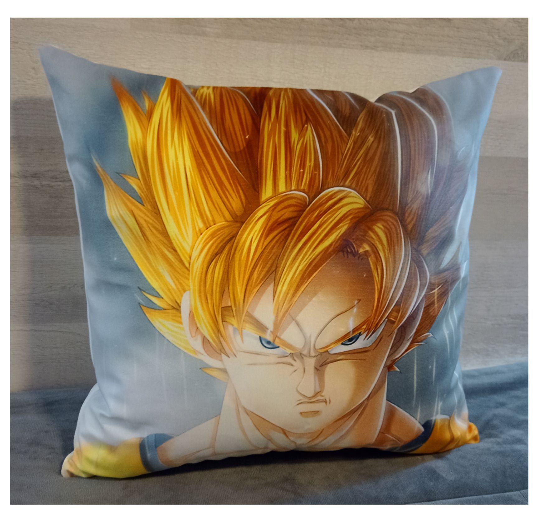 Cojín Felpa 45x45 cm De Goku Fase 2 extra suave -2