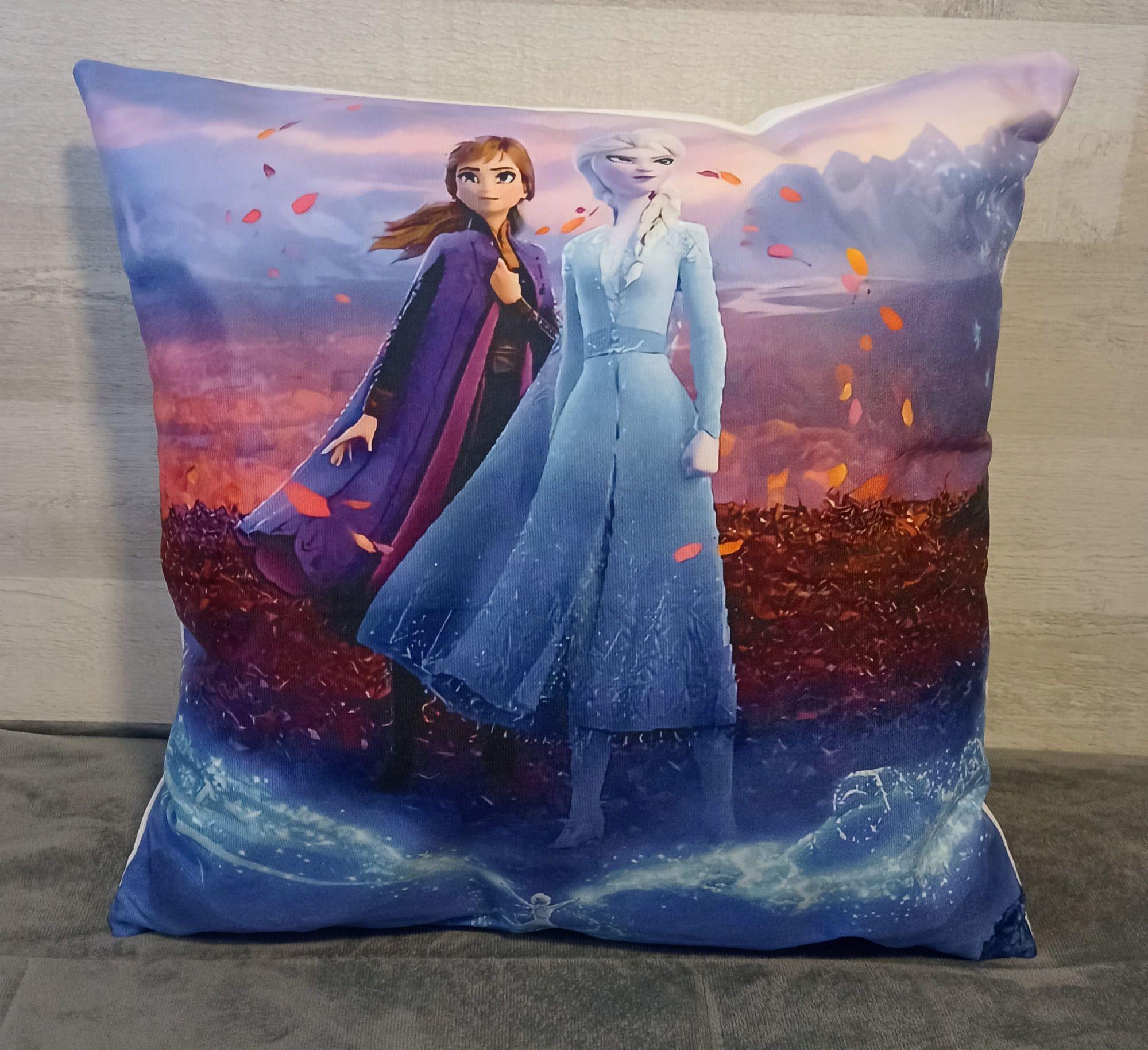 Cojín Felpa 45x45 cm De Elsa y Anna Extra Suave -3