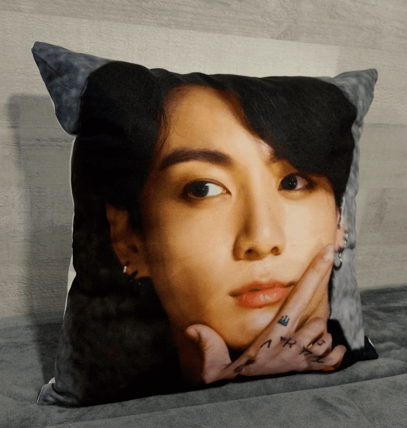 Cojín Felpa 45x45 cm De K-pop Extra Suave Korea-2