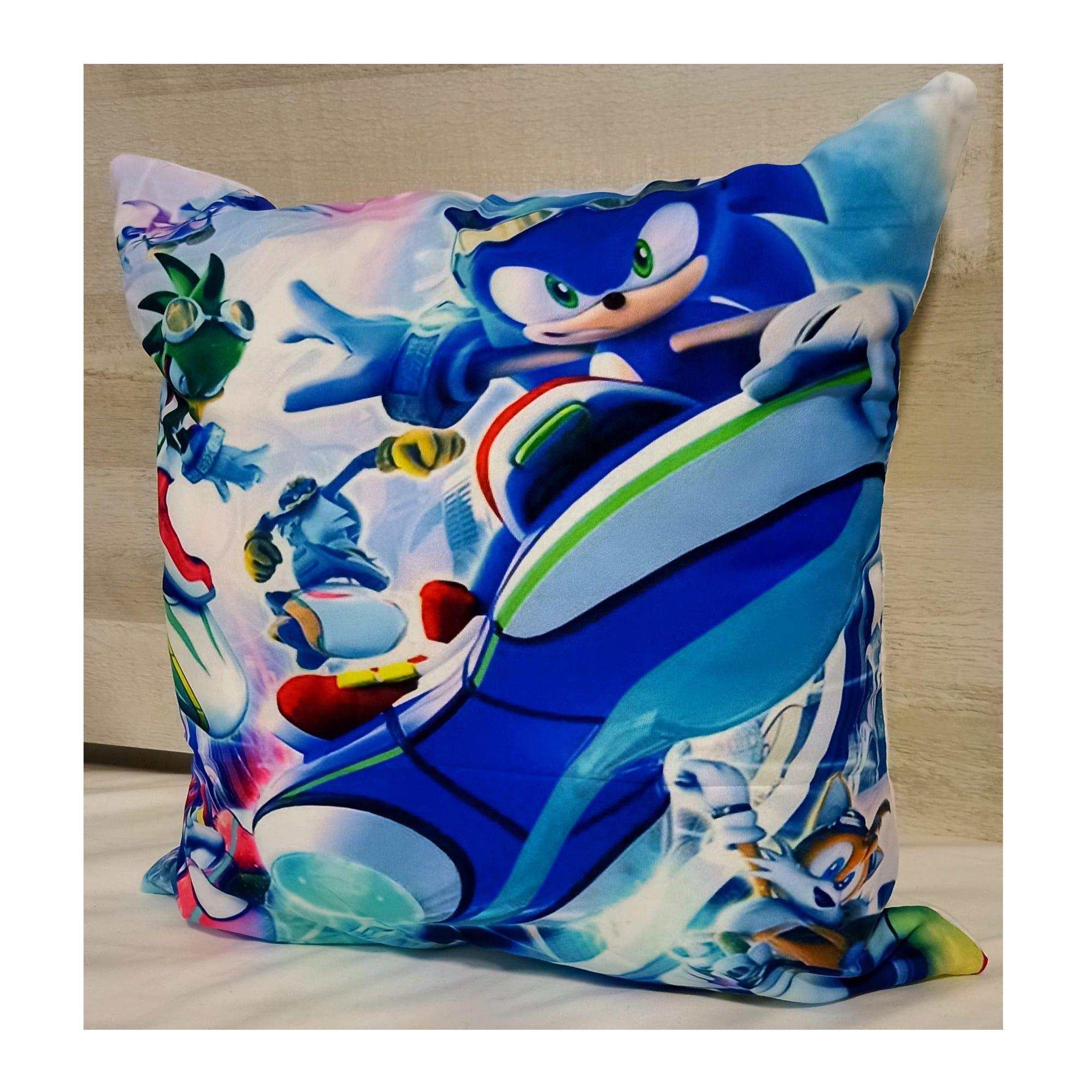 Cojín Felpa 45x45 cm De Soni Personajes Extra Suave Sonic-2